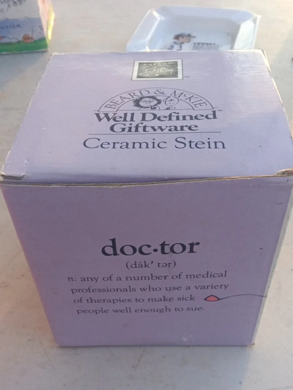 Well Defined Giftware Lavender Ceramic Stein - doc·tor Design
